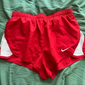 Red Nike Dri-fit Shorts
